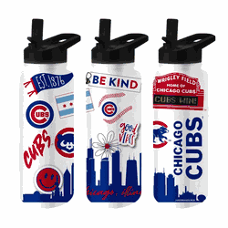 Chicago Cubs 34oz Native Quencher Bottle