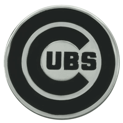 Chicago Cubs 3D Chrome Metal Emblem