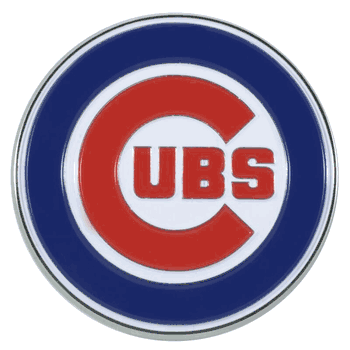 Chicago Cubs 3D Color Metal Emblem