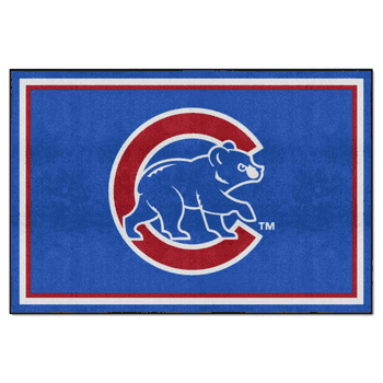 Chicago Cubs 5ft. x 8 ft. Plush Area Rug