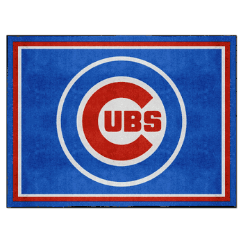 Chicago Cubs 8ft. x 10 ft. Plush Area Rug