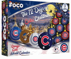 Chicago Cubs Advent Calendar Ball Ornament