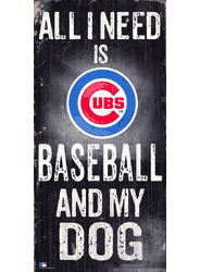 Chicago Cubs Baseball and My Dog Sign