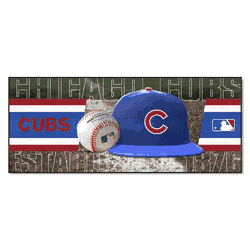 Chicago Cubs Baseball Runner Rug - 30in. x 72in.