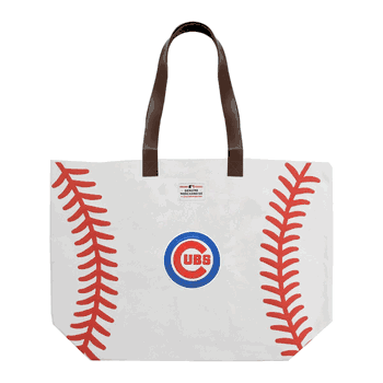 Chicago Cubs Baseball Tote