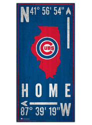 Chicago Cubs Coordinate 6x12 Sign