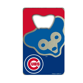 Chicago Cubs Credit Card Style Bottle Opener - 2 x 3.25