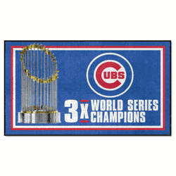 Chicago Cubs Dynasty 3ft. x 5ft. Plush Area Rug