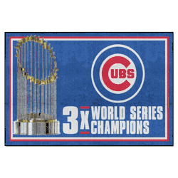 Chicago Cubs Dynasty 5ft. x 8 ft. Plush Area Rug