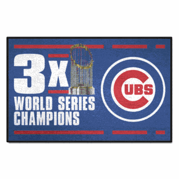 Chicago Cubs Dynasty Starter Mat Accent Rug - 19in. x 30in.