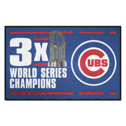Chicago Cubs Dynasty Starter Mat Accent Rug - 19in. x 30in.