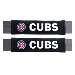 Chicago Cubs Embroidered Seatbelt Pad - 2 Pieces
