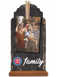 Chicago Cubs Family Clothespin 6x12