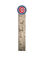 Chicago Cubs Growth Chart Sign 6x36