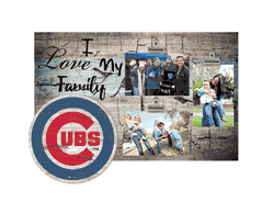 Chicago Cubs I Love my Family Clip Frame