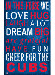 Chicago Cubs In This House Sign