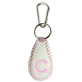 Chicago Cubs Keychain Baseball Pink CO