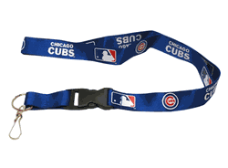 Chicago Cubs Lanyard - Breakaway with Key Ring - Blue