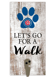 Chicago Cubs Leash Holder 6x12 Sign
