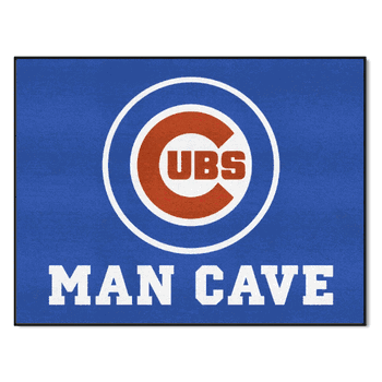Chicago Cubs Man Cave All-Star Rug - 34 in. x 42.5 in.