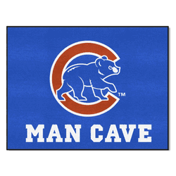 Chicago Cubs Man Cave All-Star Rug - 34 in. x 42.5 in.
