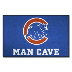 Chicago Cubs Man Cave Starter Mat Accent Rug - 19in. x 30in.