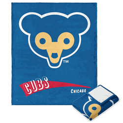 Chicago Cubs MLB CC Throwback Silk Touch Throw Blanket