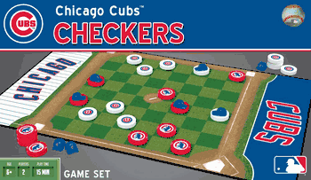 Chicago Cubs MLB Checkers