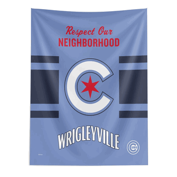 Chicago Cubs MLB City Connect Wall Hanging