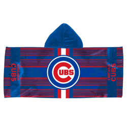 Chicago Cubs MLB Light Ray Youth Hooded Towel 22x51 inches