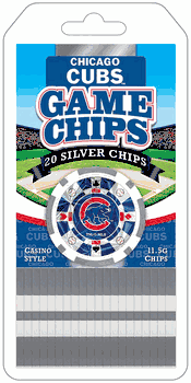 Chicago Cubs MLB Poker Chips 20pc