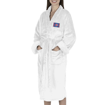 Chicago Cubs MLB Tag Silk Touch Robe Small/Medium