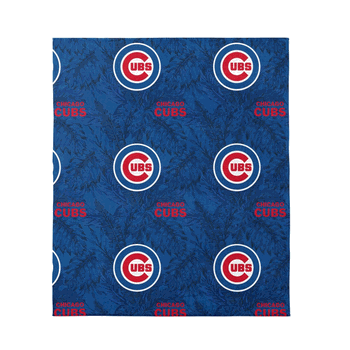 Chicago Cubs MLB Tonal Vines Microfiber Beach Towel 60x70 inches