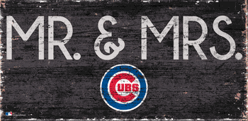 Chicago Cubs Mr. & Mrs. Sign