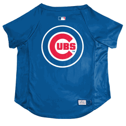 Chicago Cubs Pet Stretch Jersey  - Small