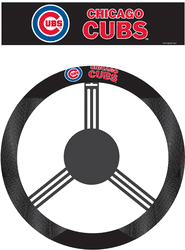 Chicago Cubs Poly-Suede Steering Wheel Cover