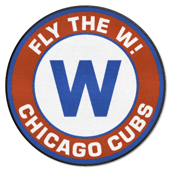 Chicago Cubs Roundel Rug - 27in. Diameter