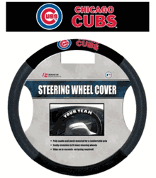 Chicago Cubs Steering Wheel Cover Mesh Style CO