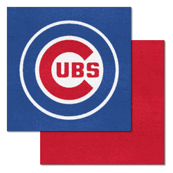 Chicago Cubs Team Carpet Tiles - 45 Sq Ft.