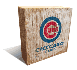 Chicago Cubs Team Logo Block 6X6