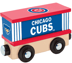 Chicago Cubs Wood Train Box Car