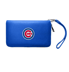 Chicago Cubs Zip Organizer Wallet Pebble Royal