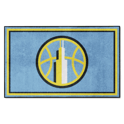 Chicago Sky 4ft. x 6ft. Plush Area Rug