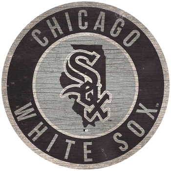 Chicago White Sox 12 in. Circle w/ State Sign