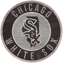 Chicago White Sox 12 in. Circle w/ State Sign