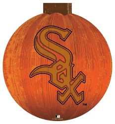 Chicago White Sox 12 in. Halloween Pumpkin Sign