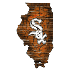 Chicago White Sox 12" Mini Roadmap State Sign