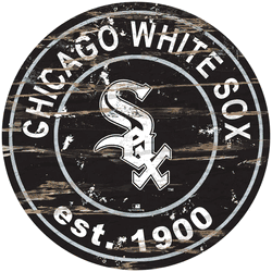 Chicago White Sox 24" Established Date Round Sign