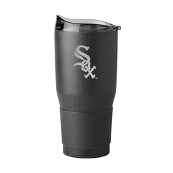 Chicago White Sox 30oz Etch Black Powder Coat Tumbler