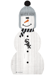 Chicago White Sox 31" Snowman Leaner